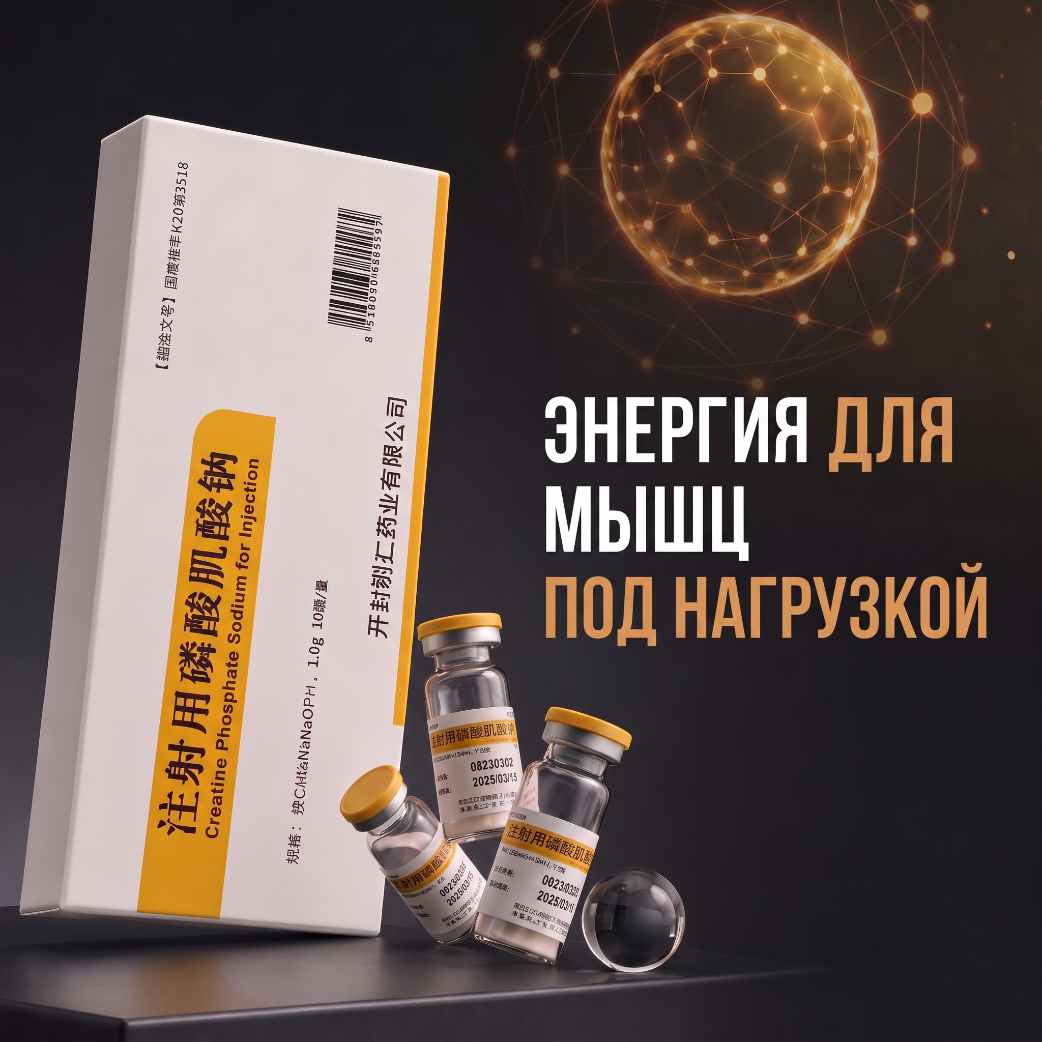 Неотон (фосфокреатин) для капельниц